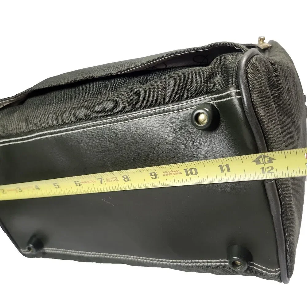 Diane Von Furstenberg Vintage‎ Olive Green Travel Bag Toiletry Luggage NWT